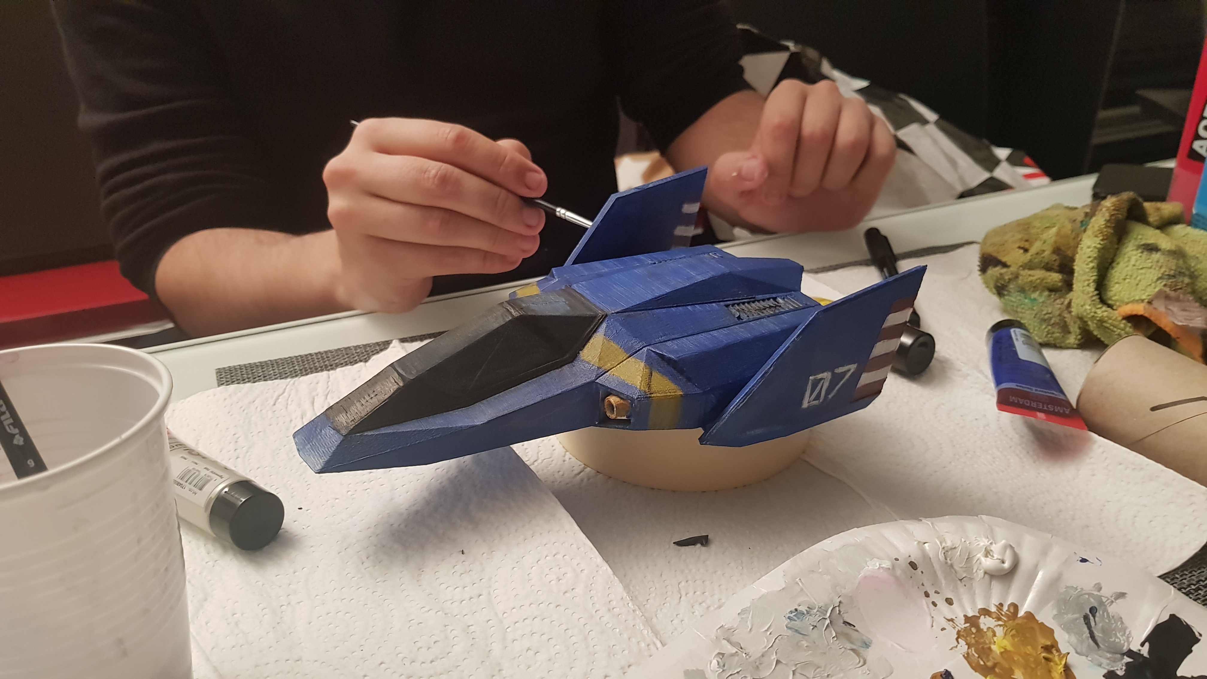 F-Zero : BlueFalcon flottant 20190130_212319